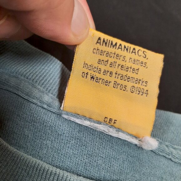 90s Animaniacs Cartoon Vintage T-shirt Men's Size Large Licensed Warner Bros - Picture 7 of 12